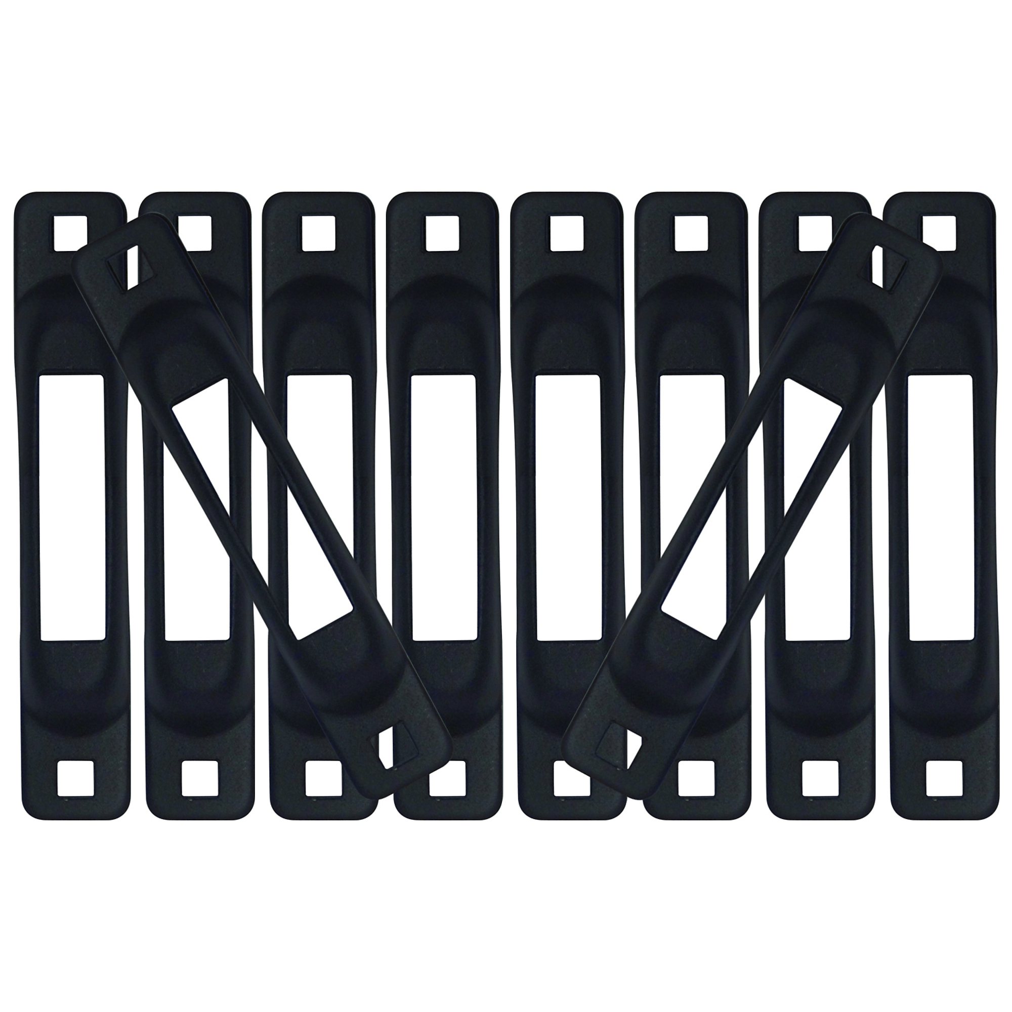 Snap-Loc E-Track Single Strap Anchor - 10 Pcs, 1000-Lb. Working Load, Steel, Black, Model# SLSB10